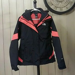 Sold! North Face Red and Black Women's Small Coat